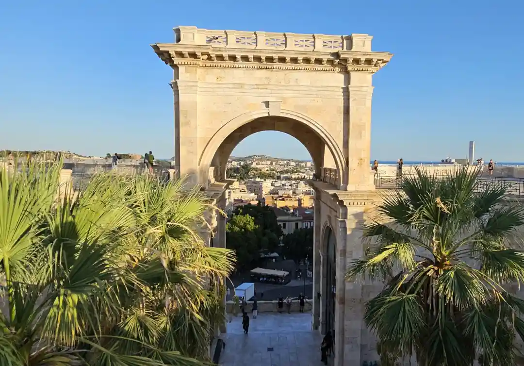 La scalinata del Grande Scaleo del Bastione