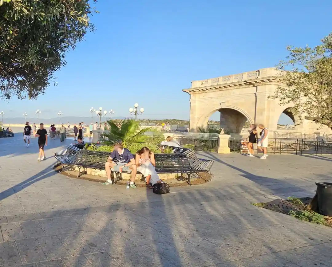 Vista panoramica dalla Terrazza Umberto I