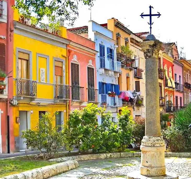 Quartiere Villanova a Cagliari